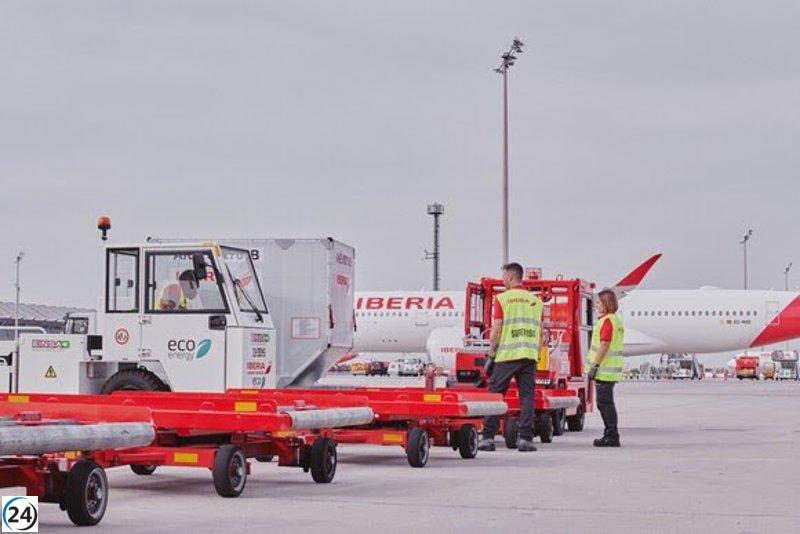 Iberia xifra l'adhesió a la vaga en un 17% i destaca la 