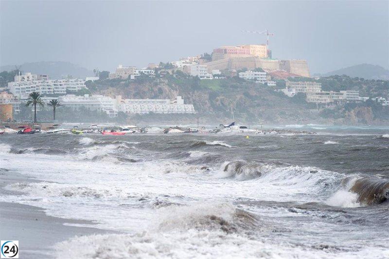 Illes Balears en risc aquest dilluns per onatge.