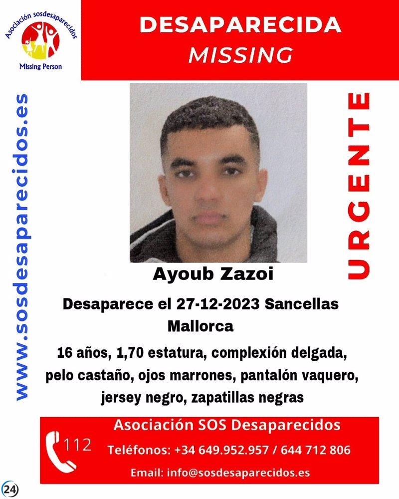 Busquen a un adolescent de 16 anys desaparegut a Sencelles des del 27 de desembre.