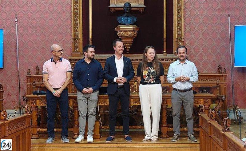 16 nens ucranians finalitzen la seva estada a Mallorca amb una visita al Consell.