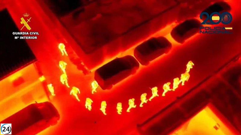 Set detinguts en l'operació contra els robatoris a cases de luxe de Mallorca.