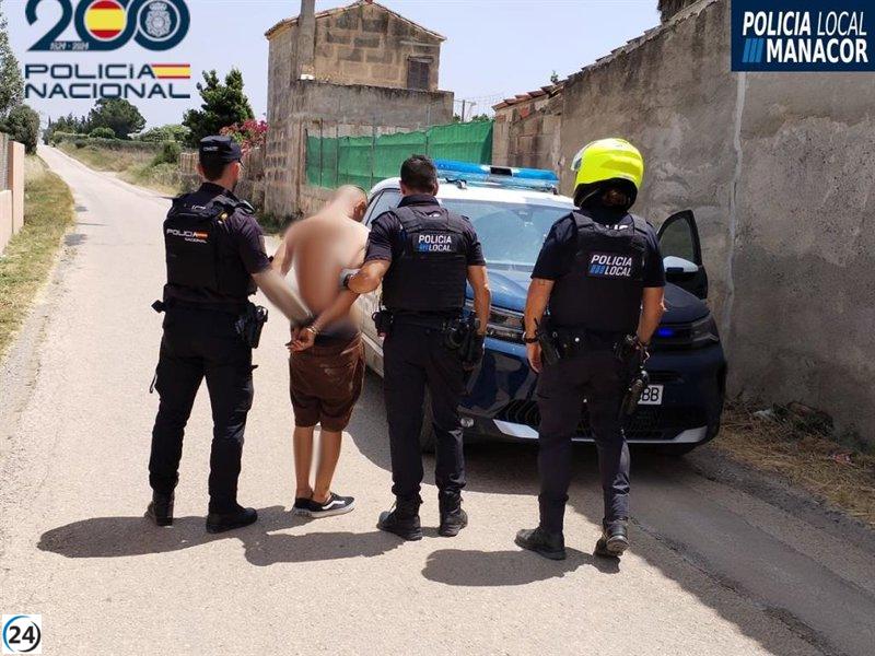 Presó provisional per a un detingut per entrar en una vivenda a Manacor i amenaçar els seus habitants amb katanes.