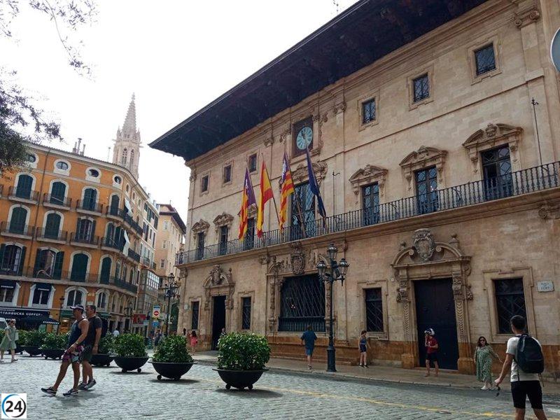 Nova il·luminació ressaltarà els elements ornamentals i patrimonials de la façana de Cort.