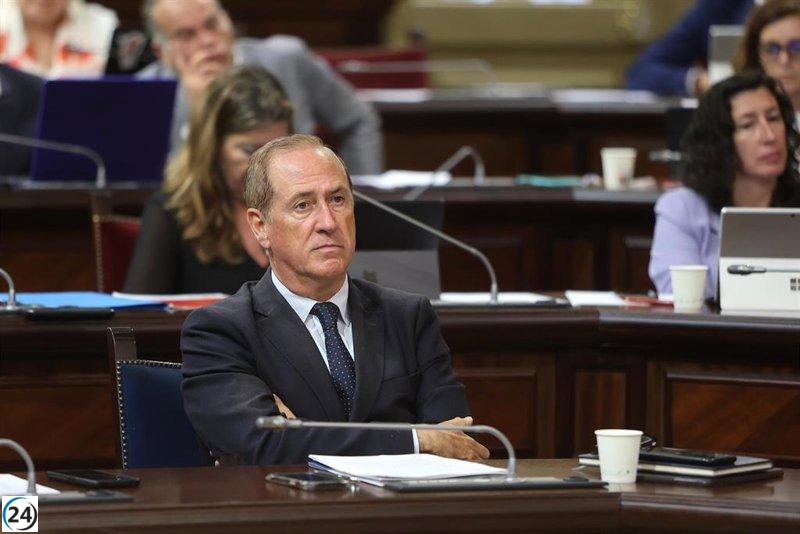 Lafuente defensa que les comptes de la seva Conselleria demostren 