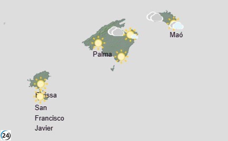 El temps avui, dijous 10 de juliol, a les Balears.

El temps avui, dijous 10 de juliol, a les Balears.