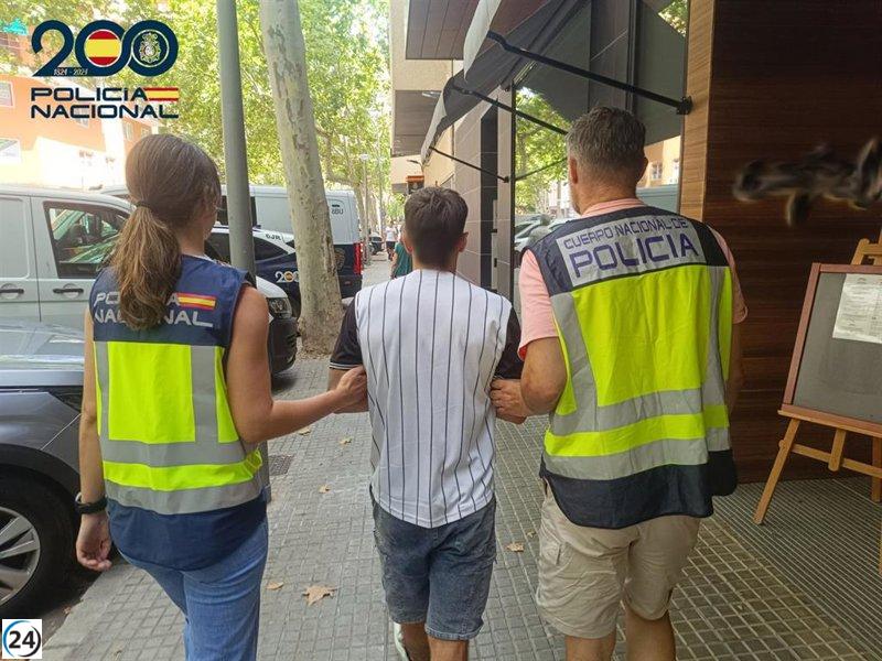 La Policia Nacional deté a Calvià un fugitiu buscat per les autoritats italianes per tràfic de drogues.