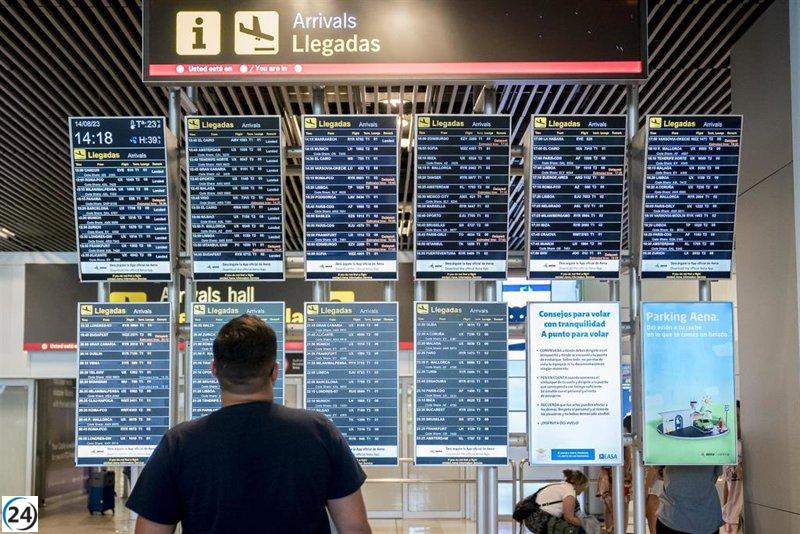 Les illes Balears reben fins a juny més de 6,65 milions de passatgers internacionals, un 3,7% més.