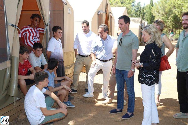 Finalitzen els campaments del Consell de Mallorca a La Victòria després de setmanes de convivència a la natura.