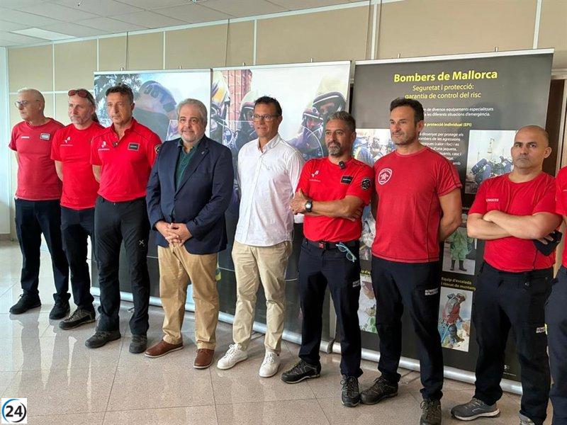 Bombers de Mallorca expliquen la dura experiència a Castella i Lleó: 