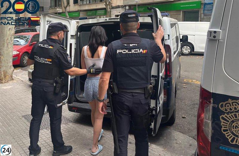 Una dona detinguda per robar de matinada en bars, fruiteries i estancs del centre de Palma en pocs dies.
Una dona detinguda per robar de matinada en bars, fruiteries i estancs del centre de Palma en pocs dies.