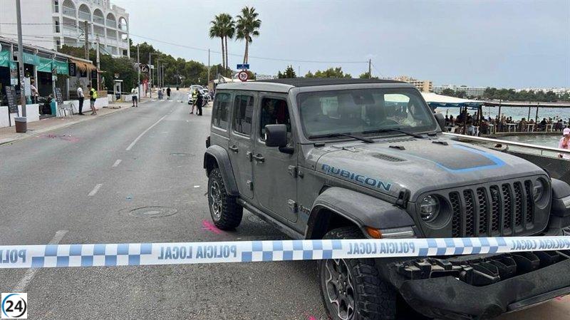 Una de les tres dones atropellades per un tot terreny a Eivissa mor.