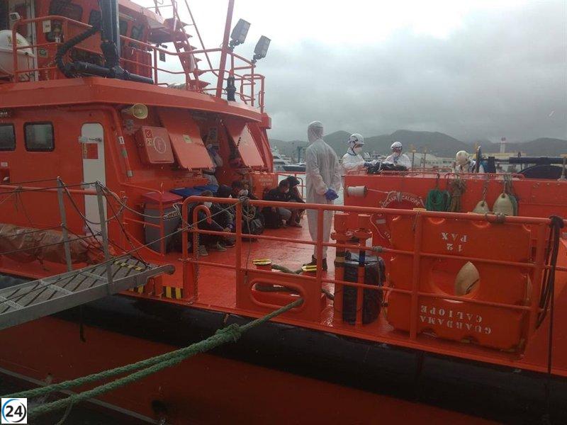 19 migrants són rescatats a Formentera al Camí de S'Estufador.