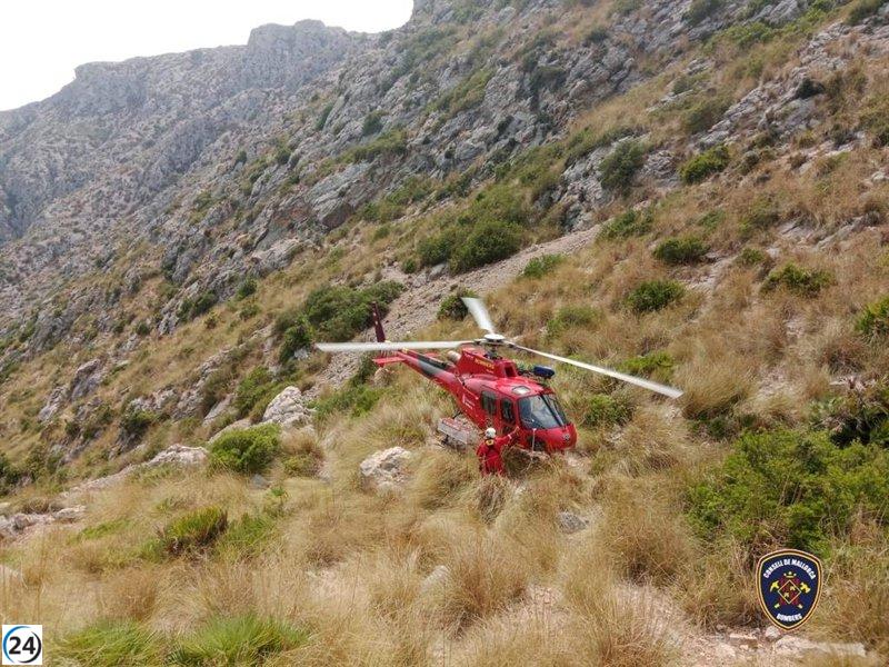 Un jove resulta ferit en practicar parapent prop del Mirador de sa Torre a Llucmajor.