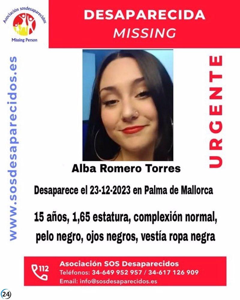 Cercada una adolescent de 15 anys desapareguda des de dissabte a Palma.