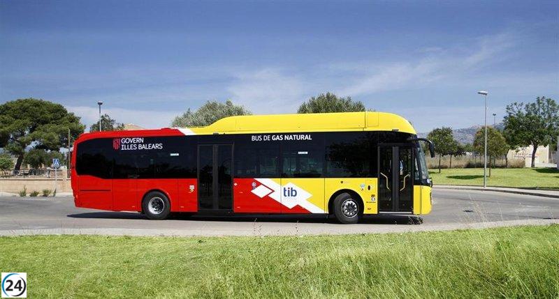El Govern destina 43 milions d'euros a Balears per a la gratuïtat del transport públic el 2024.